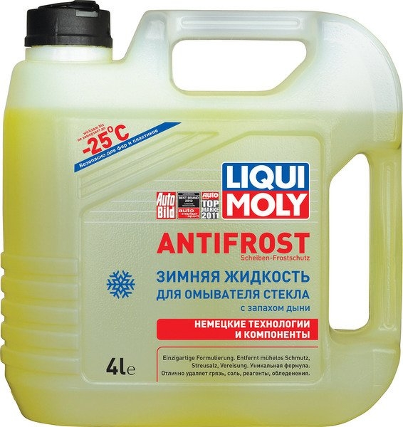 Зимняя жидкость для омывателя стекла ANTIFROST Scheiben-Frostschutz -25 (4л) LIQUI MOLY, 00369